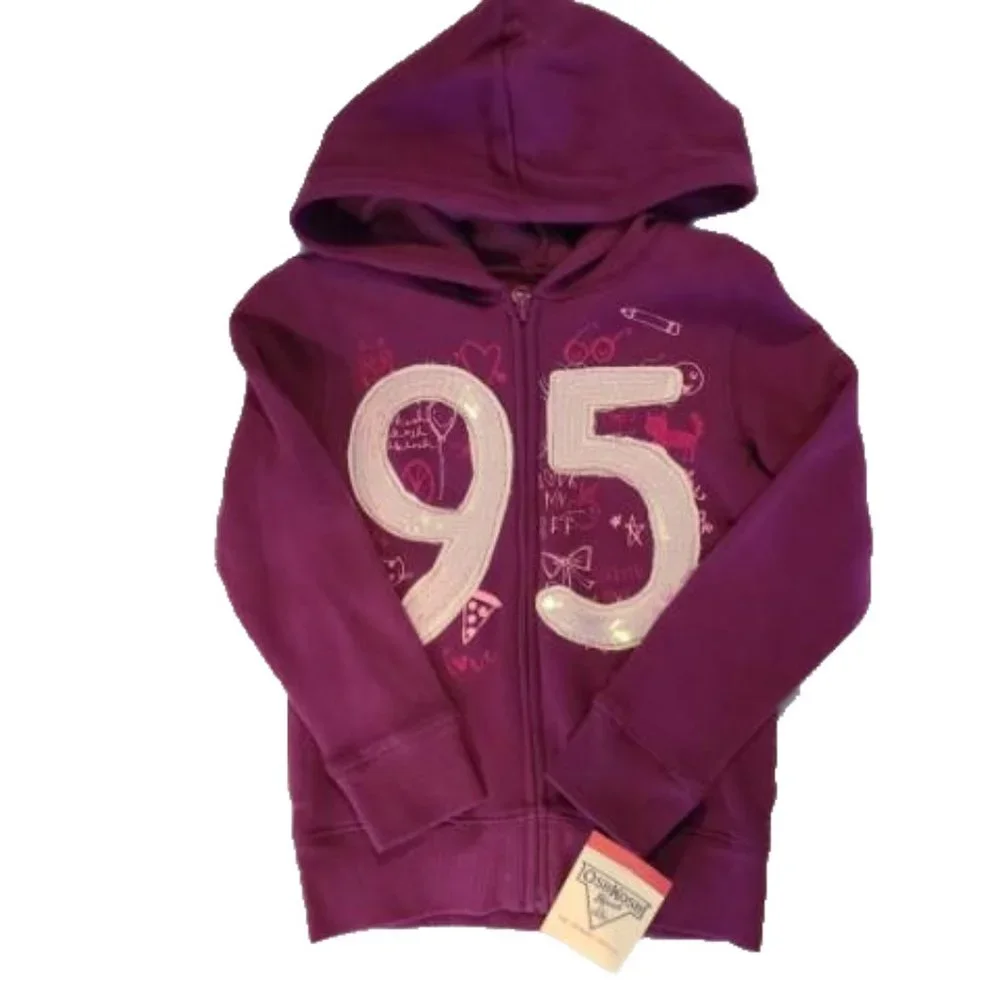OshKosh B'Gosh Girls Full‎ Zip Fleece Hoodie
